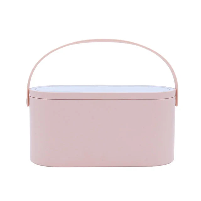 Portable Make-up Box with Make-up Mirror