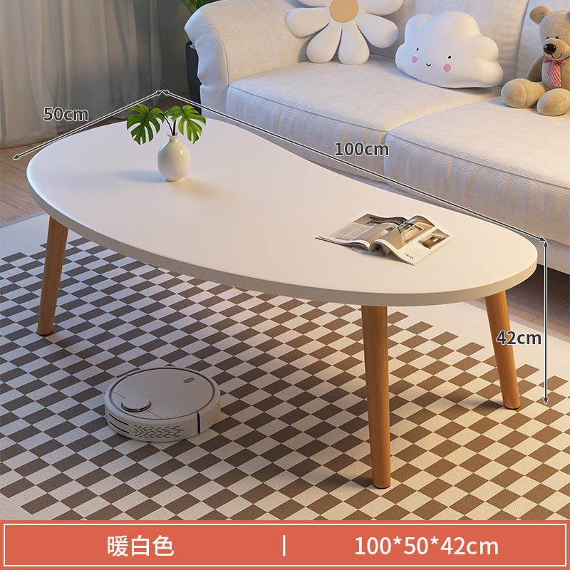 Coffee Table Small Apartment Living Room Household Table Modern Simple Balcony Bedroom Table Simple Rental House Internet Celebrity Small Table