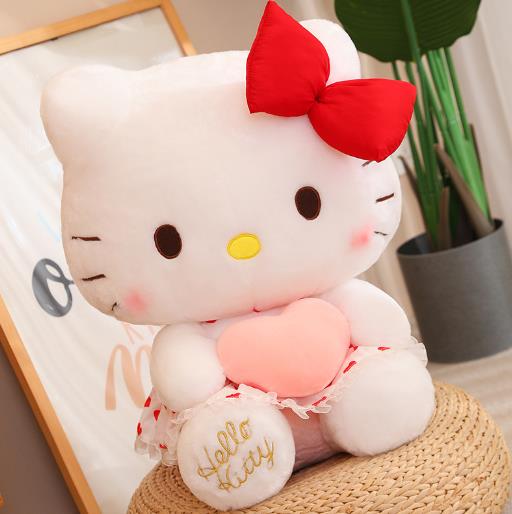 Hello kitty Holding Heart With Wings